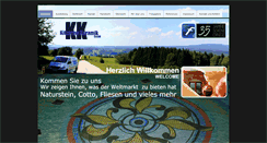 Desktop Screenshot of kitzerow-keramik.de